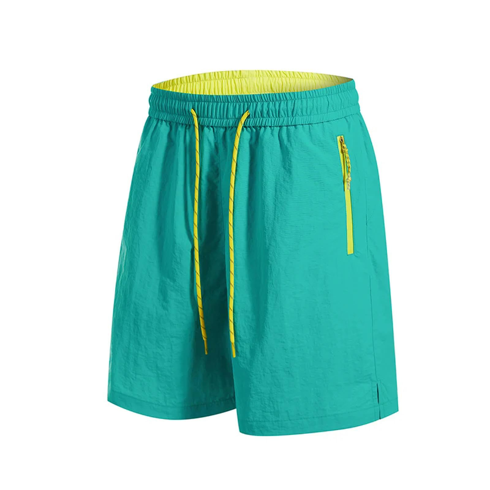 Short de sport imperméable et coupe-vent pour homme actif taille XXL bleu