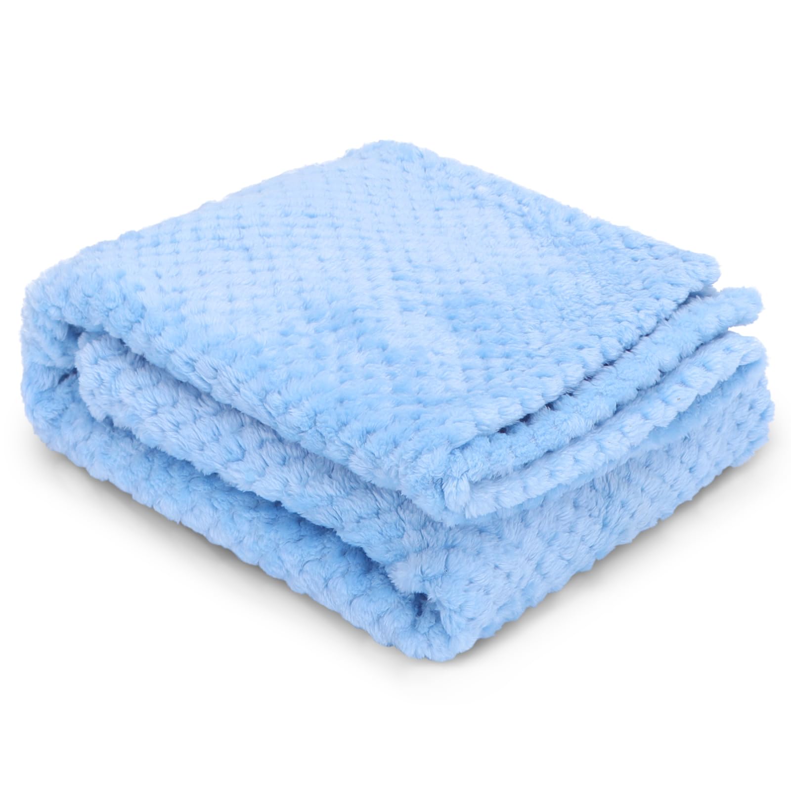Nobleza Manta Suave de Felpa para Perros Gatos y Otras Mascotas Lavable Color Azul 80 * 80cm