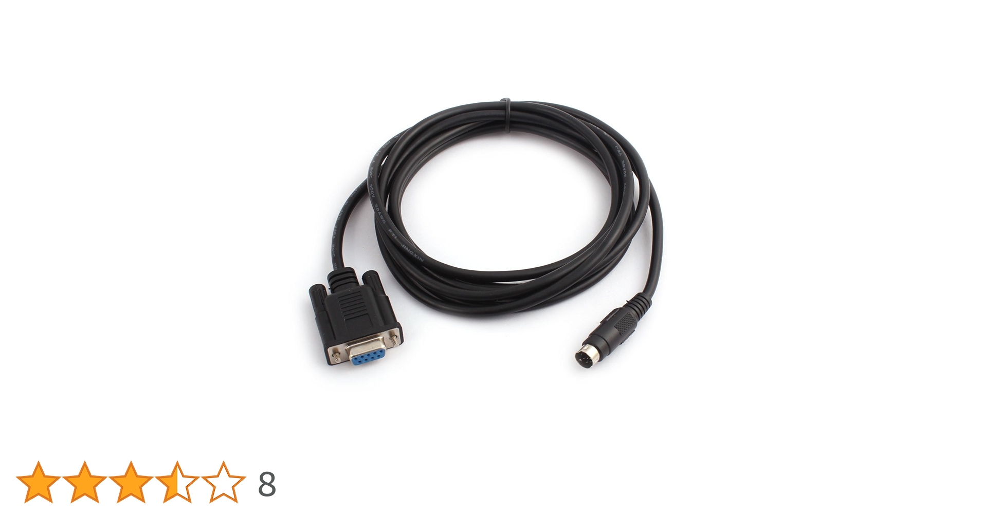 Amazon.co.jp: uxcell 8P ミニ Din オス - メス DB9 RS232 PLC