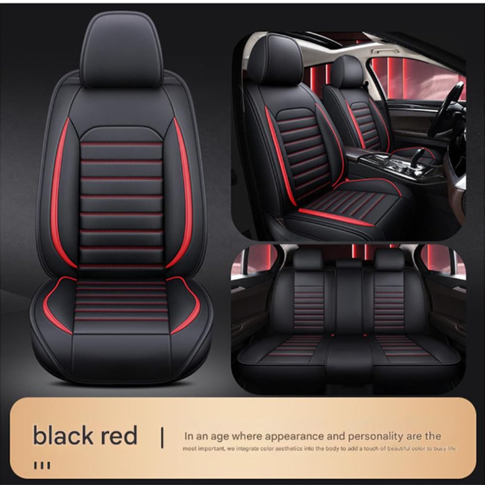 CarsCover Housses De Siège Avant En Néoprène Sur Mesure Pour Toyota RAV4 LE XLE SUV 2013-2018 Gris Et Noir Côtés Conducteur Et Passager