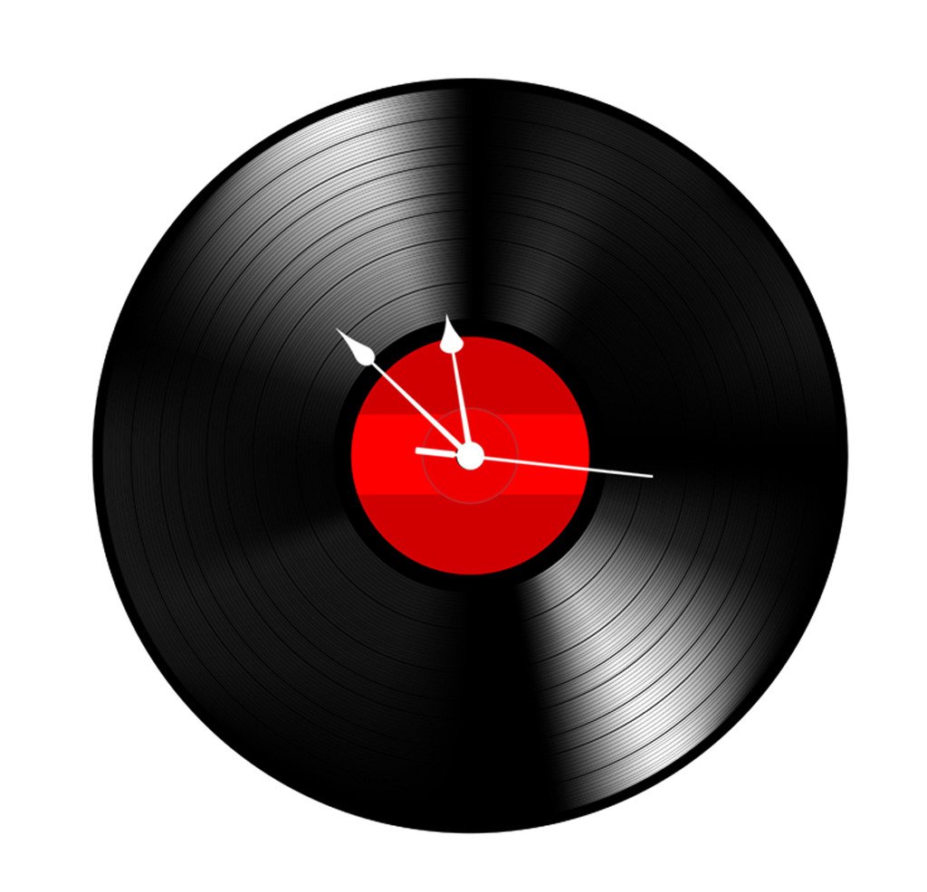 10 am Record Clock - Acrylic (180 grms)