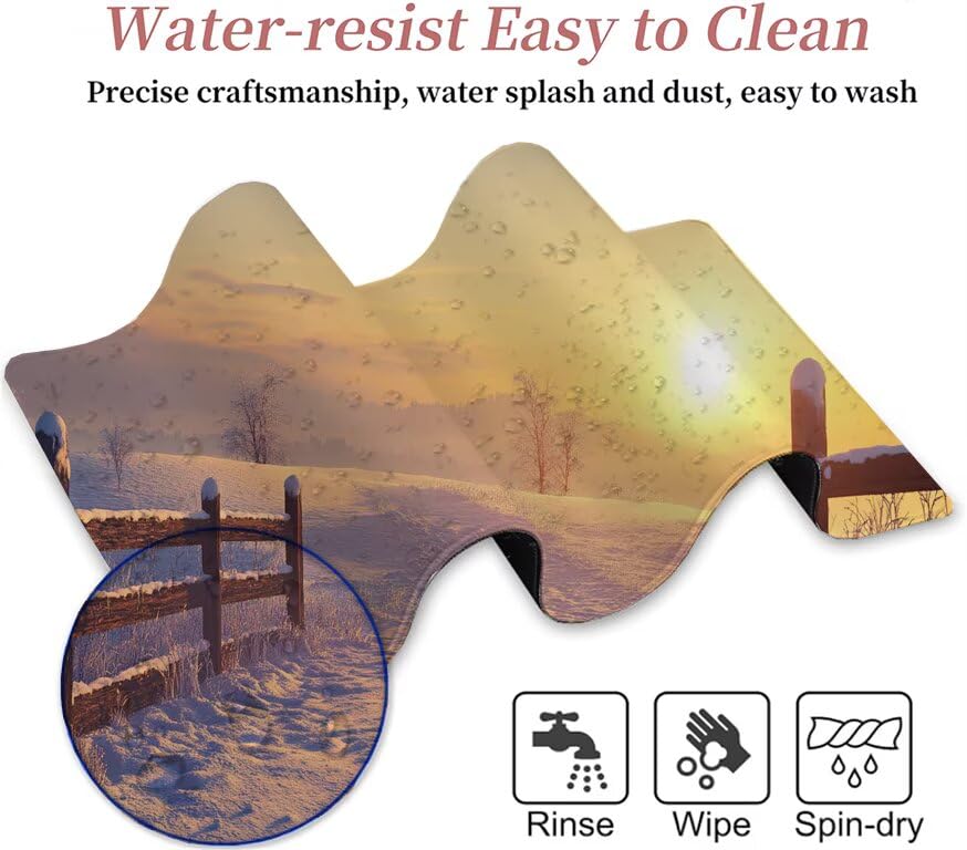 Tapis de souris XXL 1000x400 imperméable pour protéger le bureau de l'usure