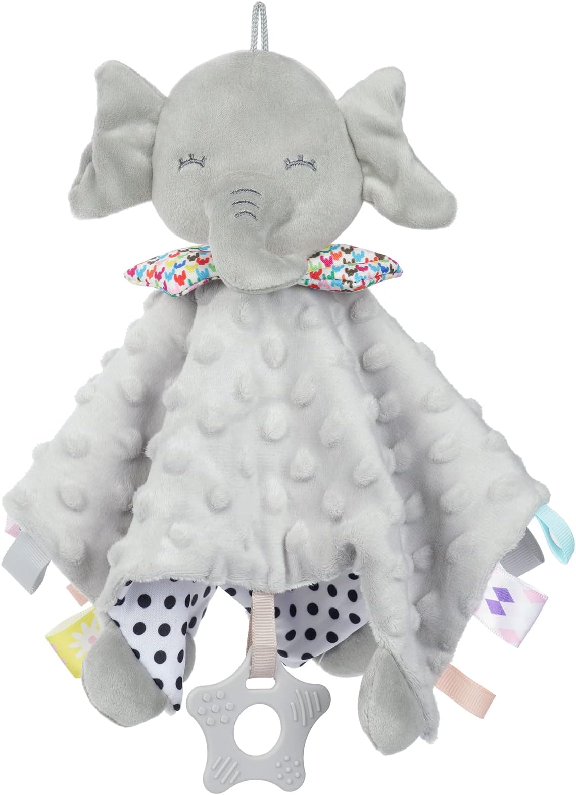 Vicloon Baby Comforters Elephant Blanket, Girl Boy Comforter Infant Toddler Cuddle Snuggle Toy Blankets for Nursery Strollers, Cots, Cribs, Car Seats, Grey (FBA-DXK)