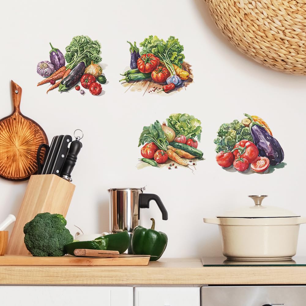 Adesivi Murali Cucina Wondever - Sticker Frutta E Verdura Per Pareti, Frigo E Armadi - Foto 3
