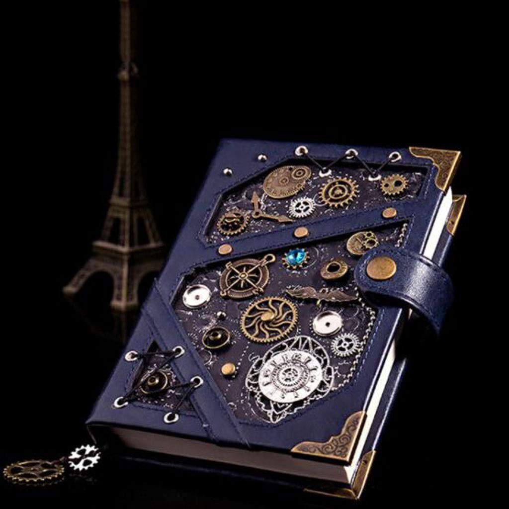 Journal European Creative Notebook Épaissir Le Bloc-Notes de Poche rétro en Vrac for Les Voyages de Travail Scolaire ou Personnel (Color : C, Taille : 5.03 * 6.49in)