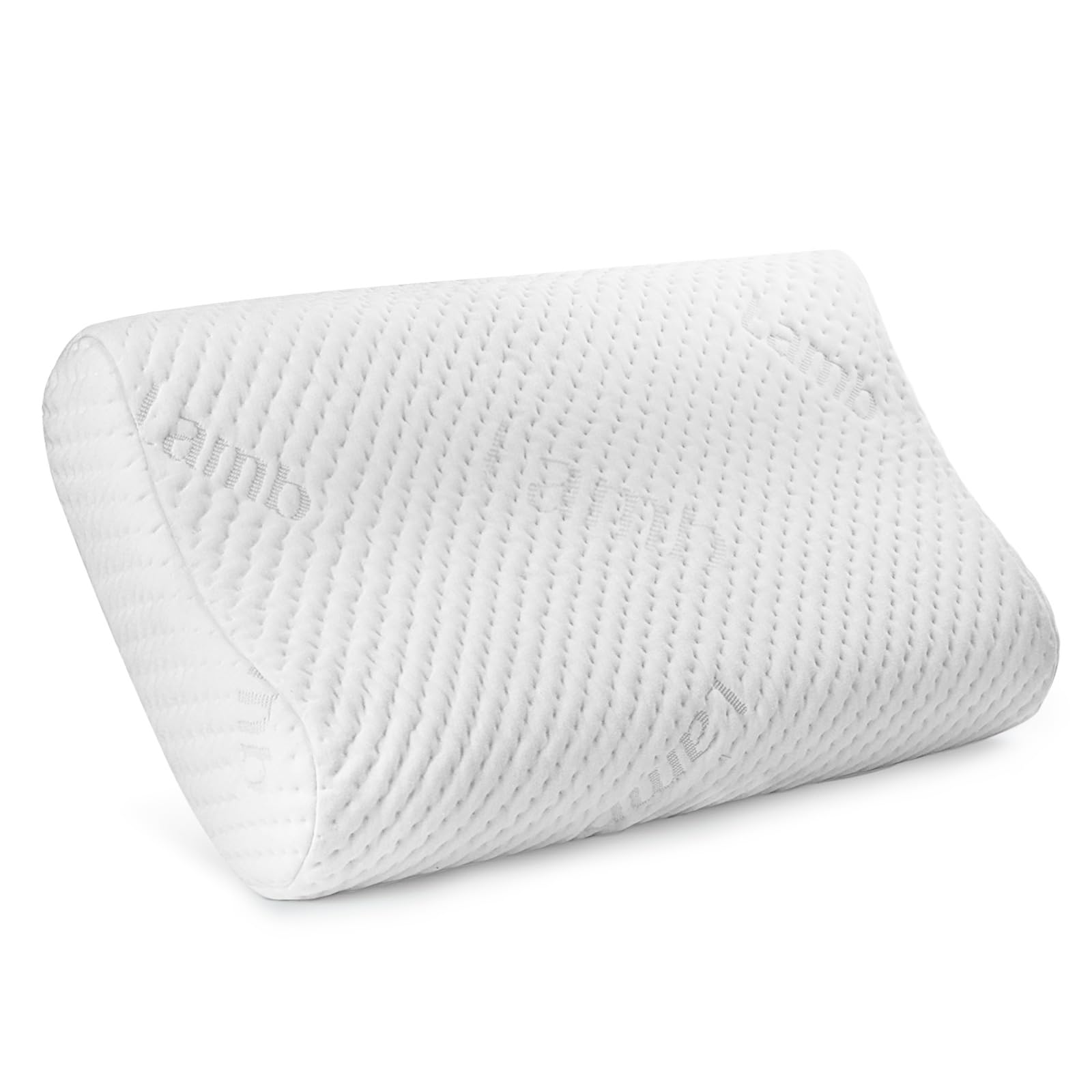 LAMB Oreiller Ergonomique Cervical à Mémoire de Forme, Réglable Hauteur, Oreiller Hypoallergénique Lavable de Soutien Doux Prime
