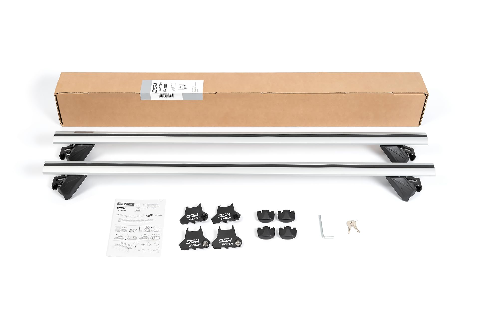 Bacas Barras de Techo RIELES Compatible con Seat Leon ST III Familiar 2014-2020 MAX 100 kg 112 cm Aluminio