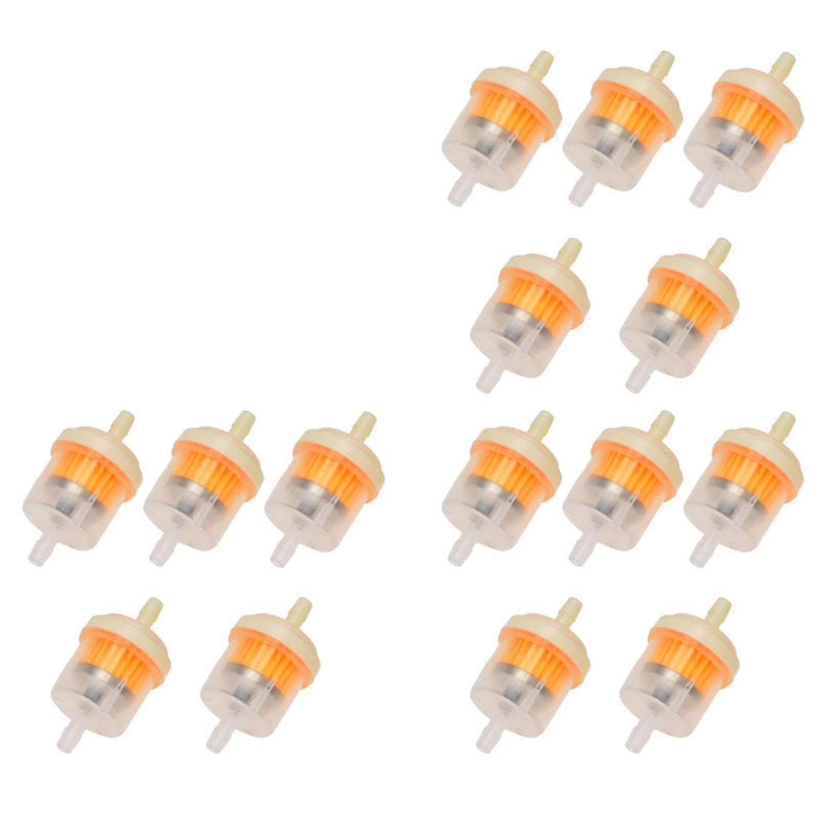 Filtereinsatz Universal Inline Gas Kraftstoff 5/10/20/30 Stück Auto Benzin Öl Filter Rohre(15pcs)