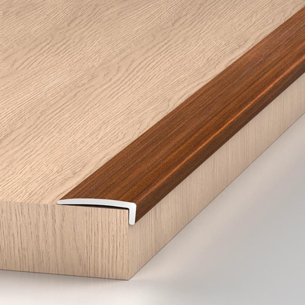 Antislip L-Shaped Stair Nose Molding, Anti-Slip Step Molding Strips, Stair Edge Protector for Corner Guard