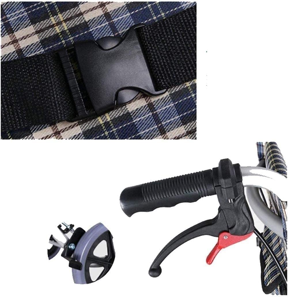 Silla de Ruedas de Aluminio-Ligera Y Plegable para Niños, Peso Neto 5Kg