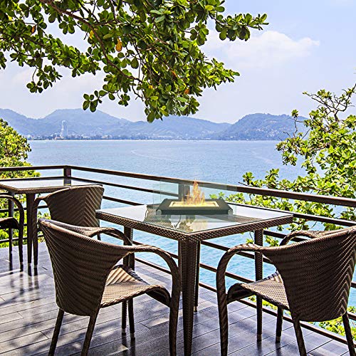 Brian & Dany Tabletop Ethanol Fireplace For Indoor/Outdoor #TOP7