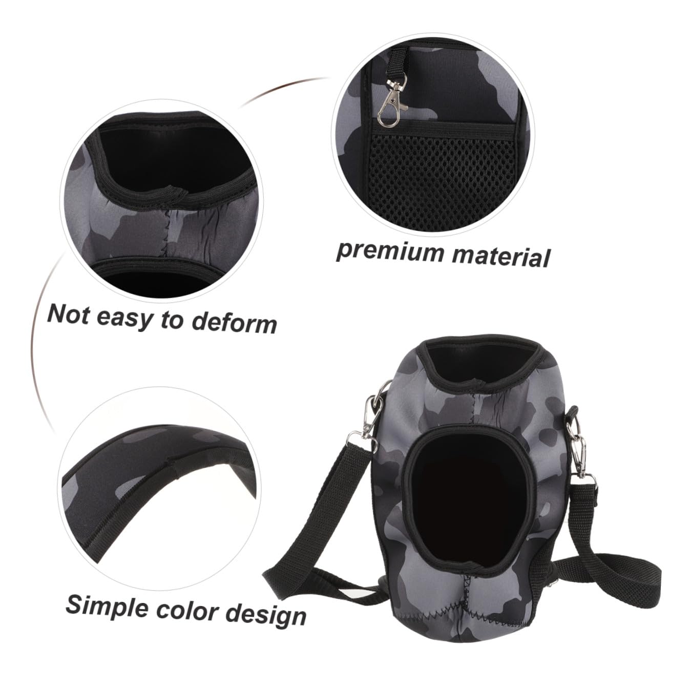 TOYANDONA Housse De pour Gobelet d'eau avec Bouteille De Sport pour Enfants Petit Réutilisable Étanche Isolé en Tissu Moderne