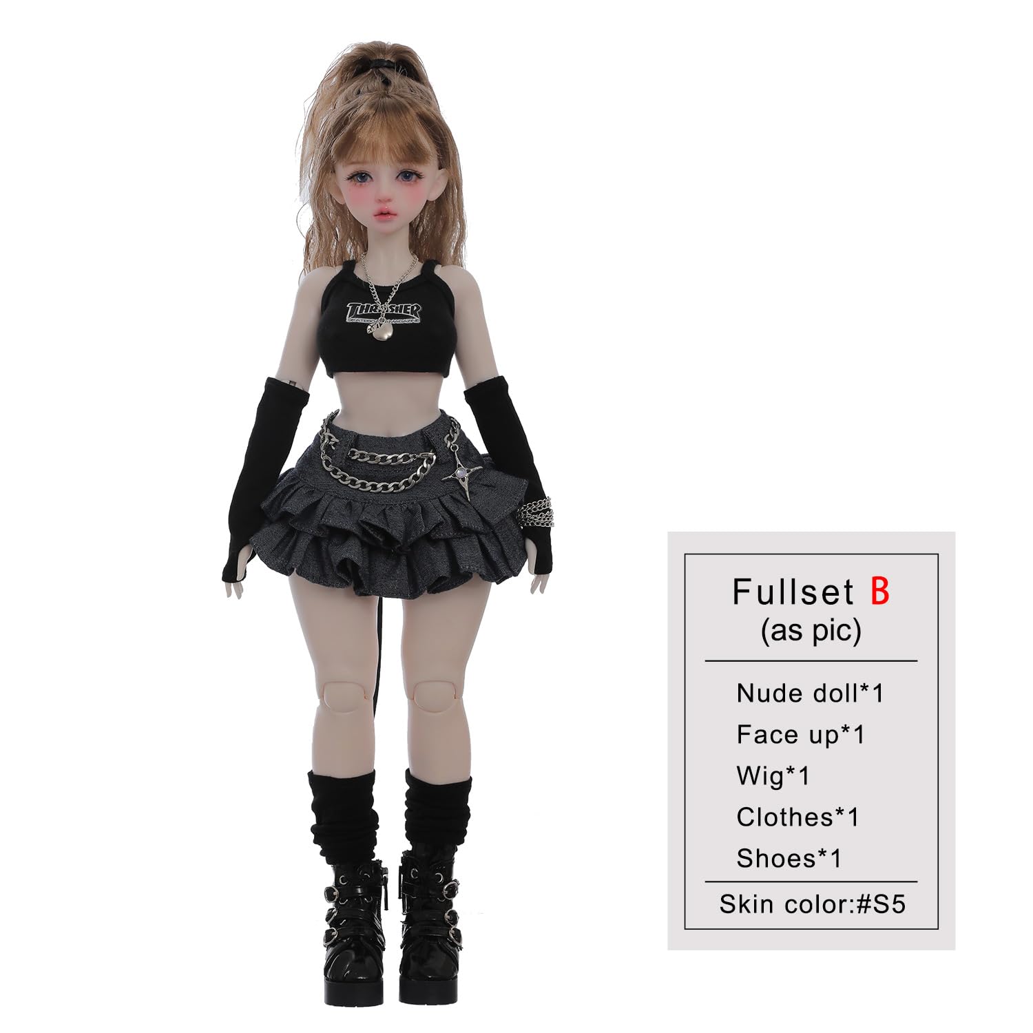 Oueneifs 1/4 lalka Pearl BJD Sweetheart Girly Toys Rękodzieło artystyczne z mechanicznymi ogniwami dla dzieci w wieku 15+ lat