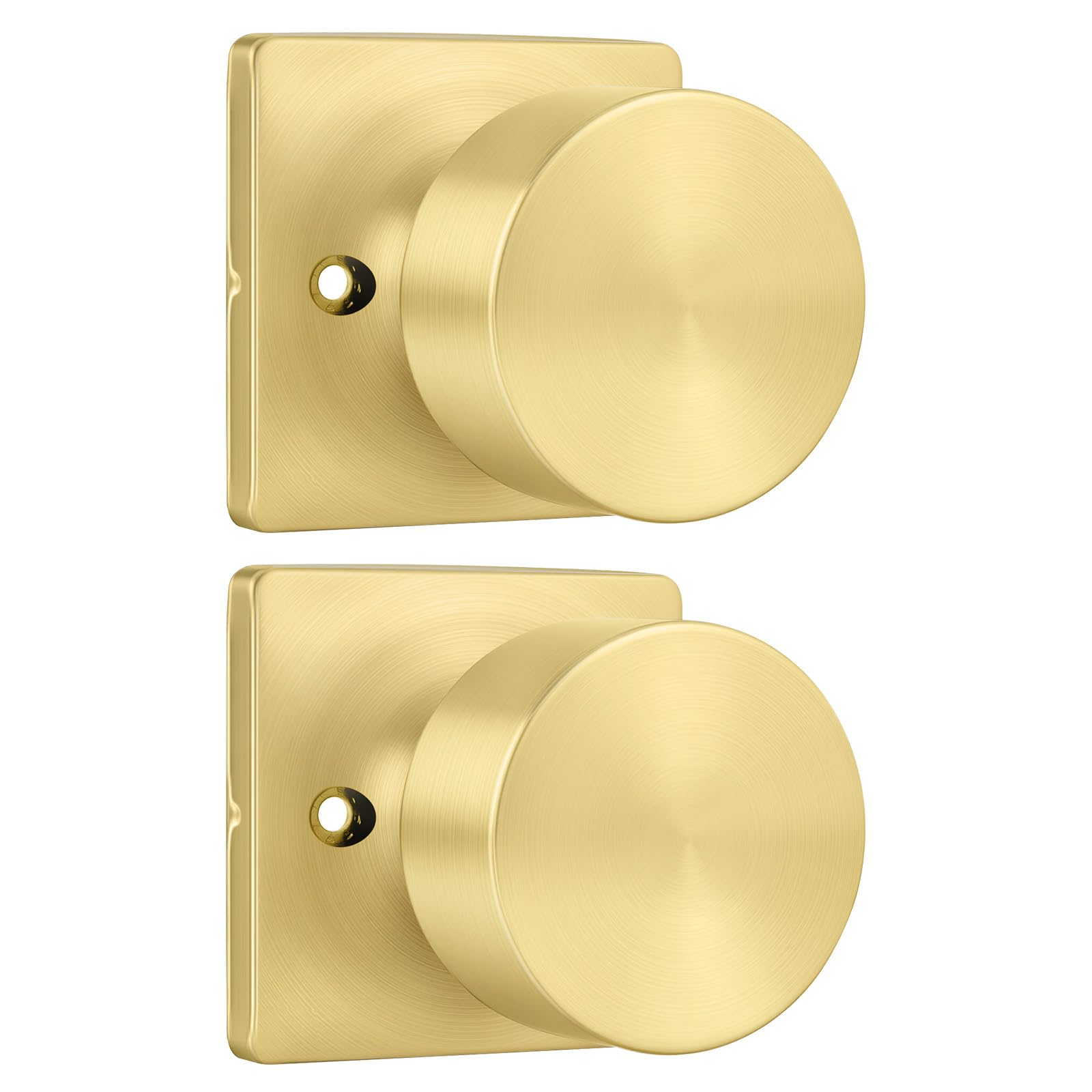 Haidms Matte Black Door Knobs - 6 Pack -30