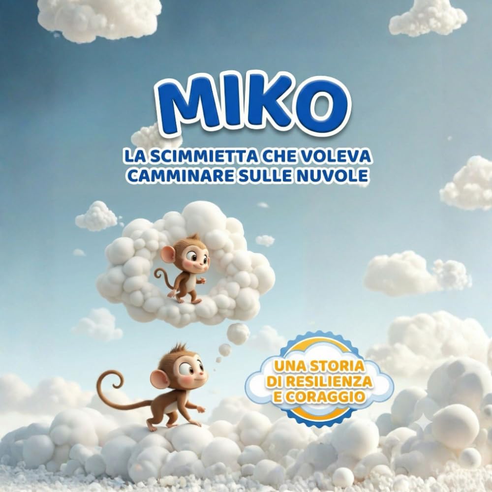 MIKO, LA SCIMMIETTA CHE VOLEVA CAMMINARE SULLE NUVOLE: UNA STORIA DI RESILIENZA E CORAGGIO
