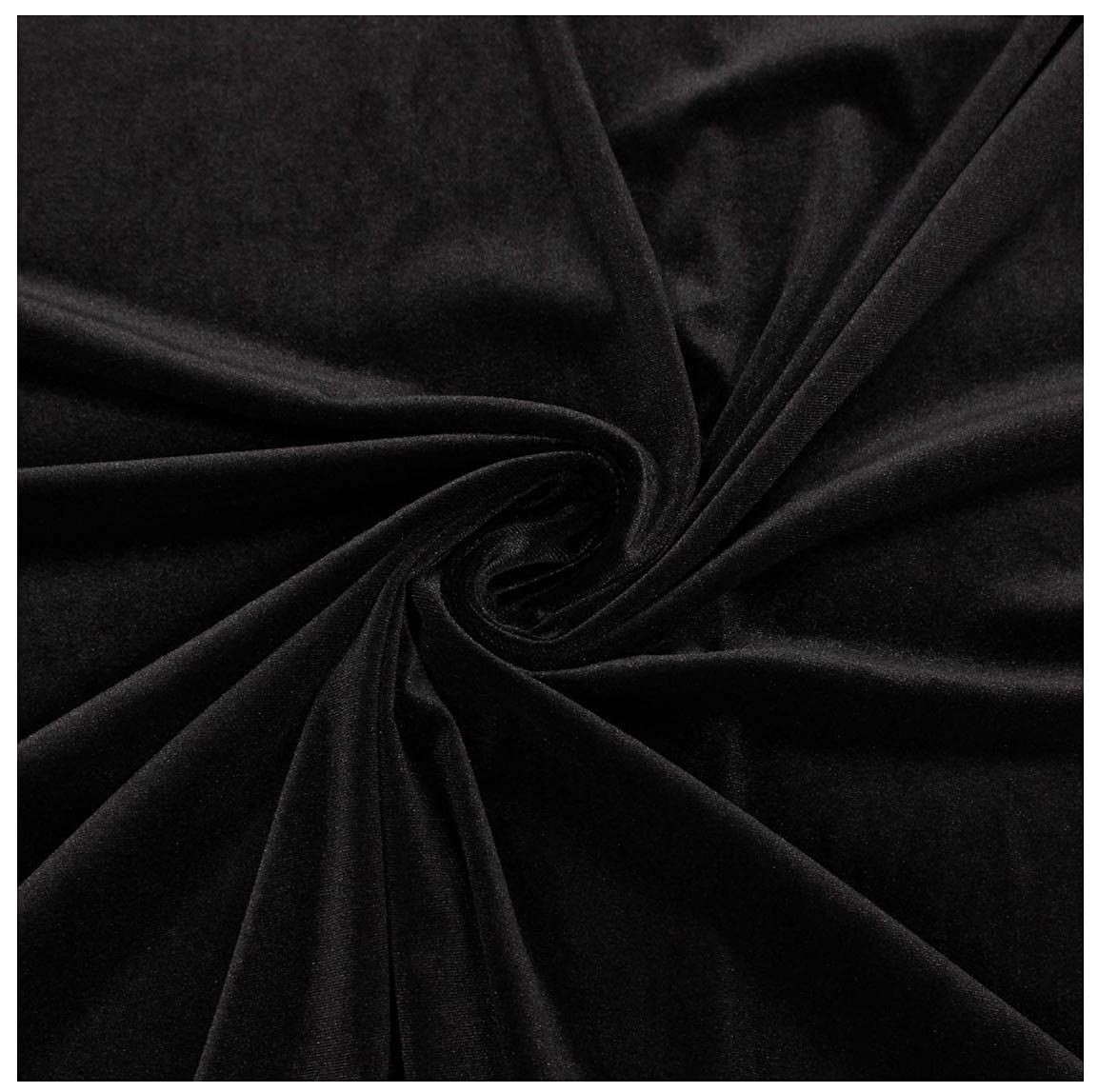 Tessuto Velluto Spandex Elasticizzato Oro - 100x150 Cm Per Abbigliamento