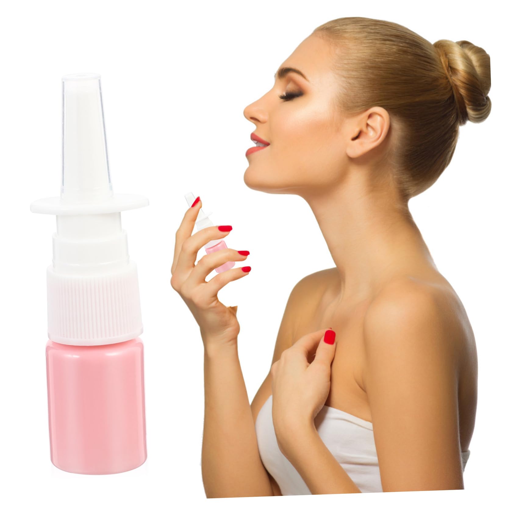 FRCOLOR 50 Stück 5ml Pet Sprühflaschen Leer für Reise und Unterwegs