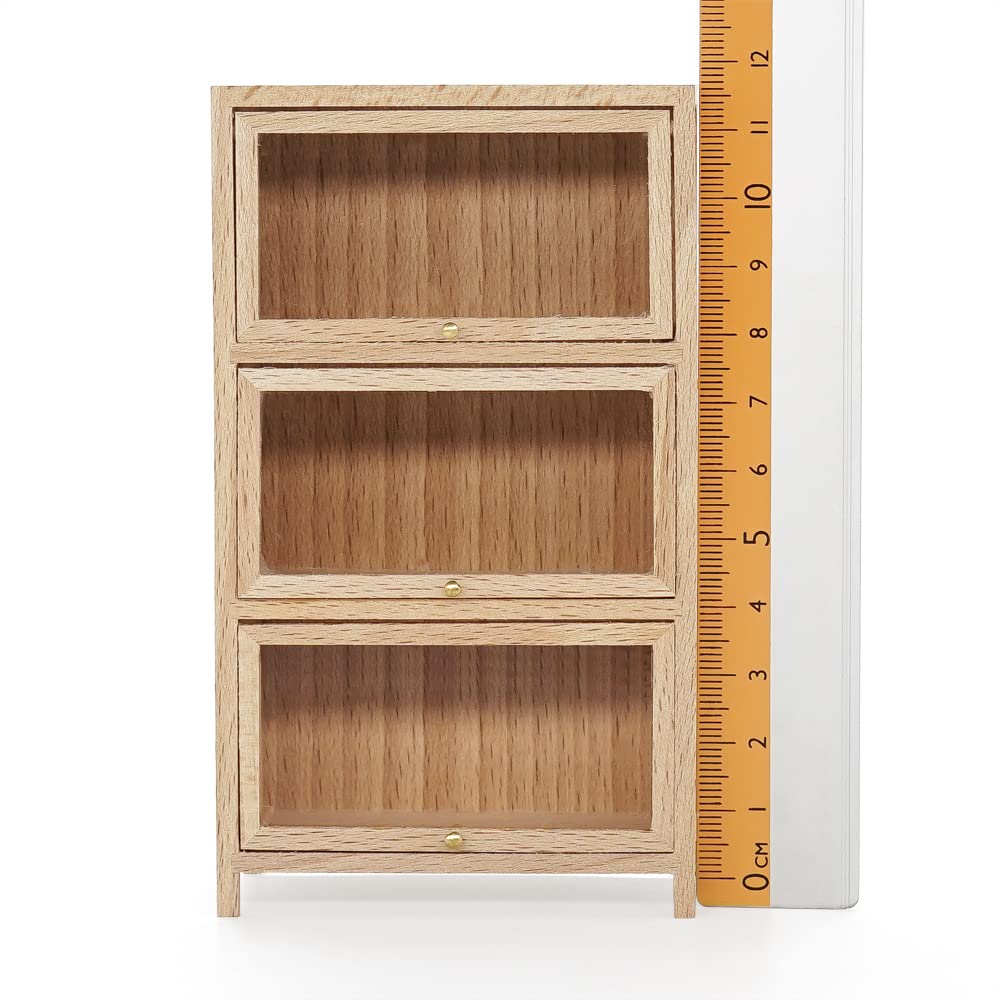 Armoire miniature - PWSHYMI - Modèle classique en bois - Blanc - Pour