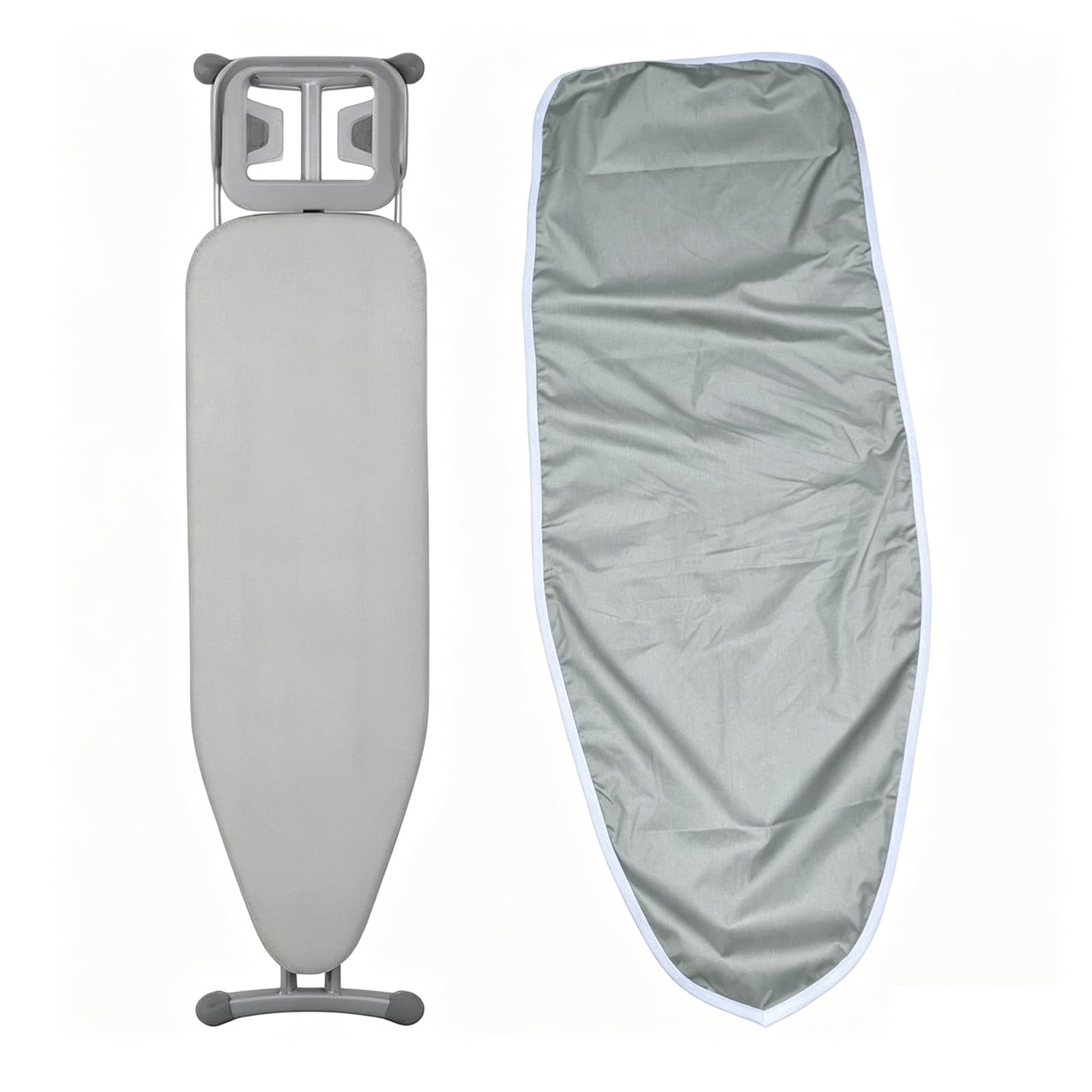 Hitzebeständiger Bügelbrettbezug,mit Baumwolle Gepolsterter Bügelbrettbezug | Hitzebeständiger Stoff, elastisches Kordelzugdesign, mit Einfassung(52.0 x 19.7 in)