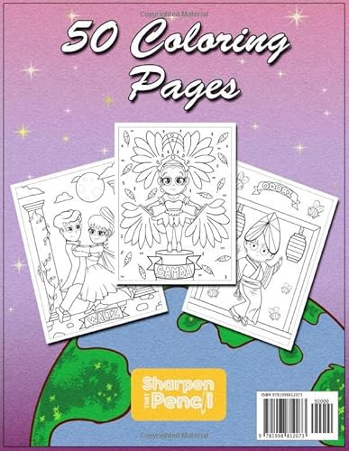Dance Coloring Book: 50 Pages of Dance Around the World | Dancer Coloring Book Gift