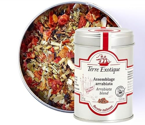 Terre Exotique, French Arrabiata Blend for Italian Arrabiata Tomato Sauce,