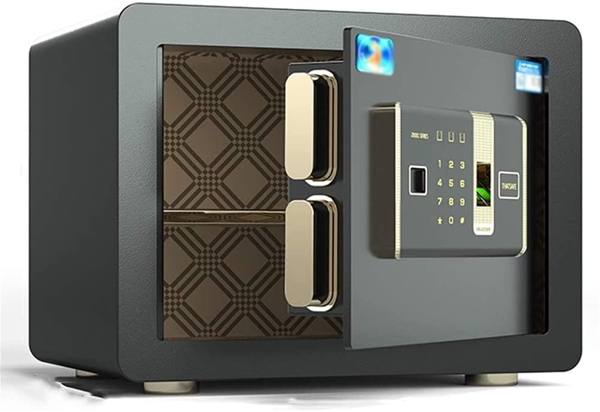 Cassaforte e Durevole ignifuga Impermeabile per casseforti elettroniche digitali per la casa con Password Media per Impronte digitali Smart Office Cassaforte antifurto Tutta in Acciaio