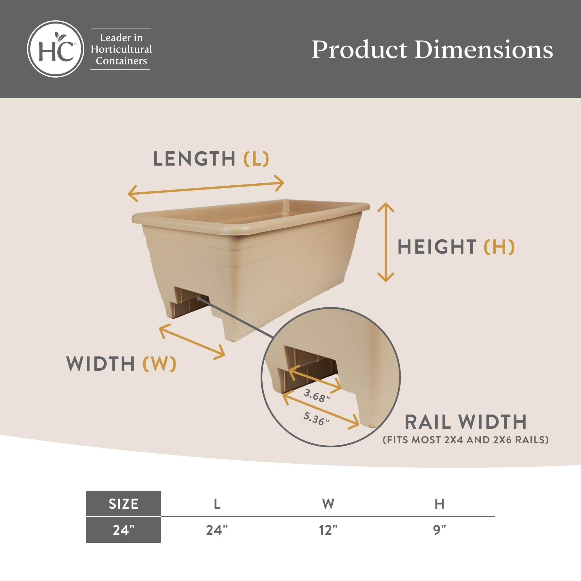 Akro-Mils Green Deck Rail Planter (Produzione sospesa)