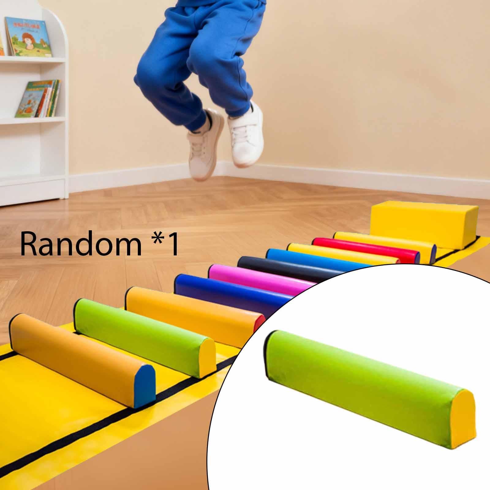 Milageto Caja de Salto pliométrico, Barra pliométrica, Caja de Agilidad para Gimnasia Infantil, Actividad física en Interiores, acondicionamiento