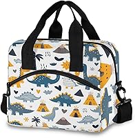 Vista 10 de Bolsas de almuerzo de alpaca con llama para mujer, con plantas tropicales, cactus, bolsa de almuerzo, resistente al agua, térmica, hielera