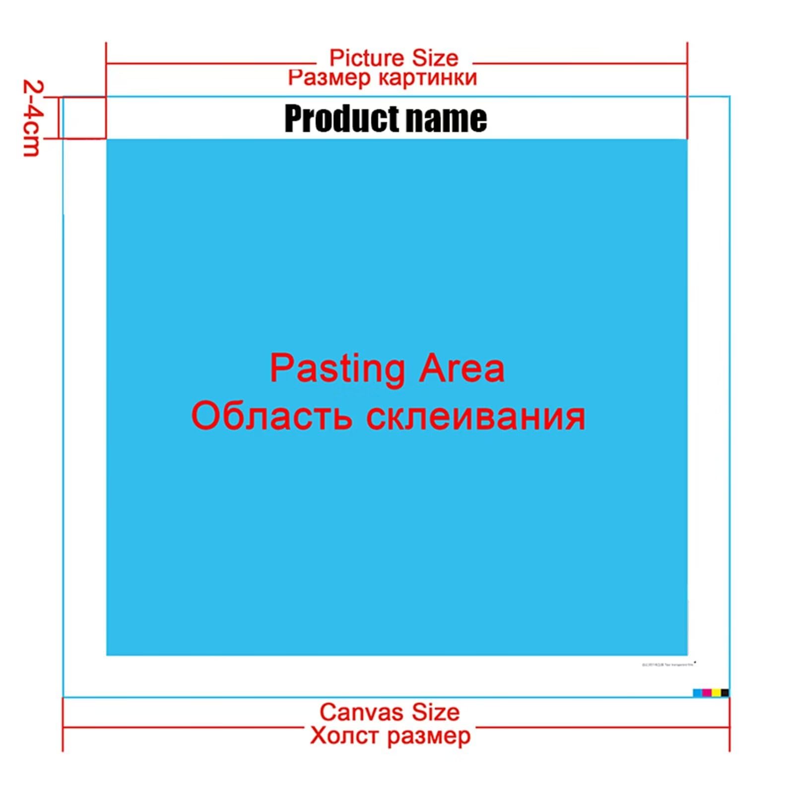 Adler Diamond Painting 90x120cm - 5D Vollbohrer Set