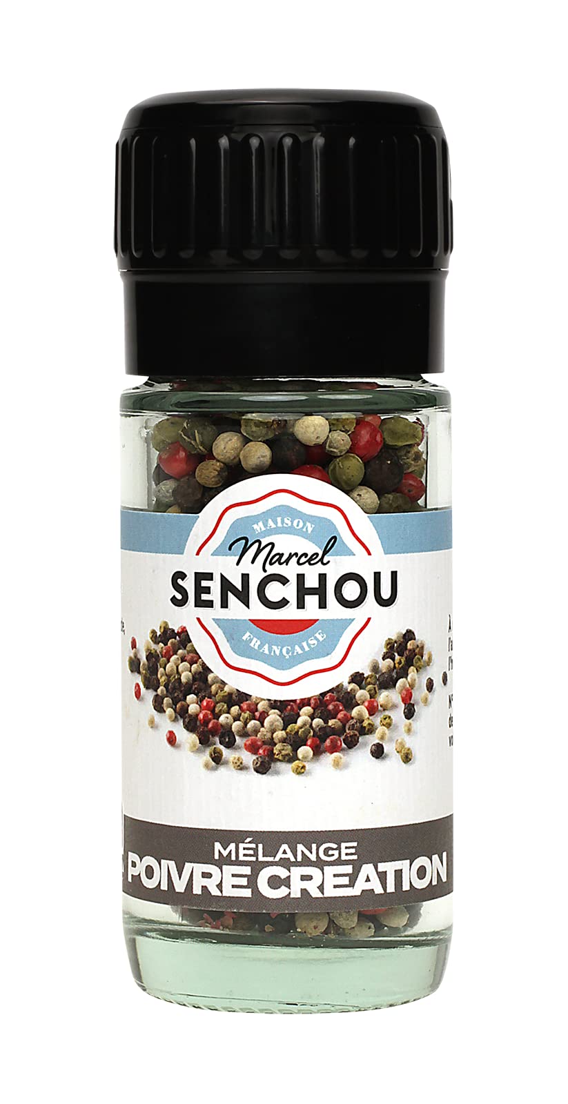 MARCEL SENCHOU - MELANGE POIVRE CREATION 34G - MOULIN (NOIR, BLANC, VERT, ROSE ?) - Epices - sels & poivres - 4560120