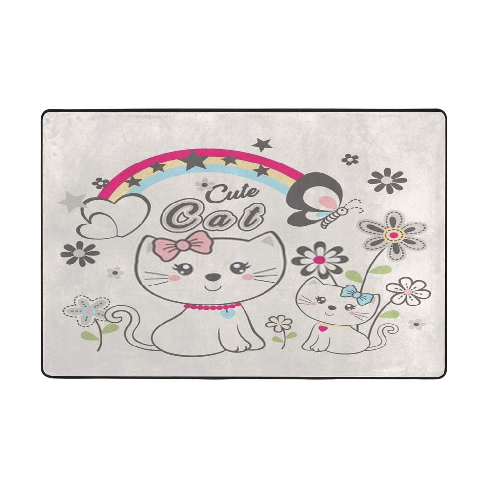 Tapis de décoration moderne motif vectoriel 72X48Inch