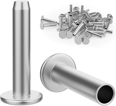 Cutlery Rivets 5/16" x 5/8" Knife Making Handle Pins -Nickel Silver- 15 Sets