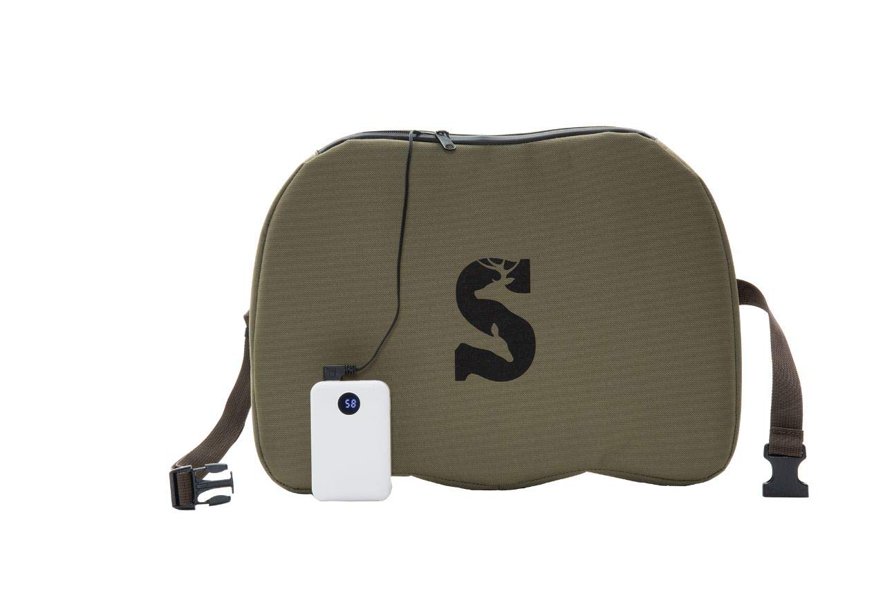 Summit Treestands Heated Seat 2.0 | Perfect for Long, Cold Hunts and Outdoor Activities, Brown (SU85298)