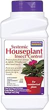 Bonide Systemic Houseplant Insect Control, 8 oz Ready-to-Use Granules for Indoors and Outdoors, Protects Plants from Insects