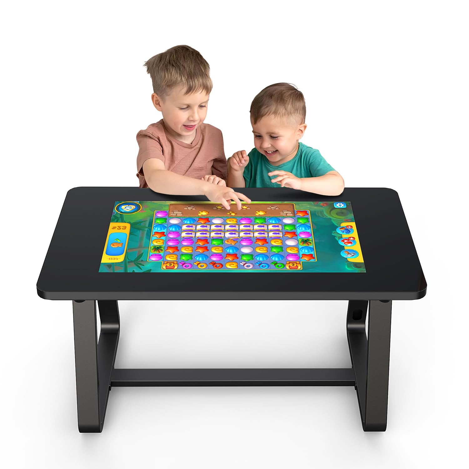 Photo 1 of *** SOLD FOR PARTS *** ** MISSING PARTS FOR FUNCTIONALITY ( SCREWS, ANTENNA, WIFI) QIXZOCV MWE 32 Inch Game Table, Multifunctional Touchscreen Table, Detachable Interactive Display for Indoor Entertainment, Meetings & Education, Android 13, 8+128GB