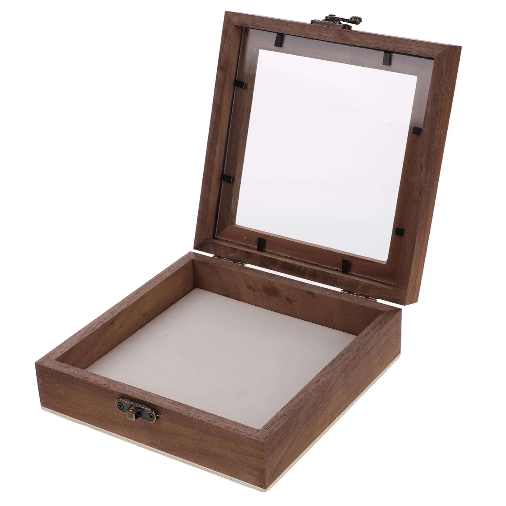 STOBAZA Antique Style Butterfly Specimen Box Wooden Display Case Acrylic Cover for Collection Preservation