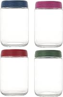 Vista 13 de Tarro de aderezo de ensalada de 2 onzas, paquete de 8, hermético, a prueba de fugas, pequeño tarro de salsa de vidrio con tapas, reutilizable