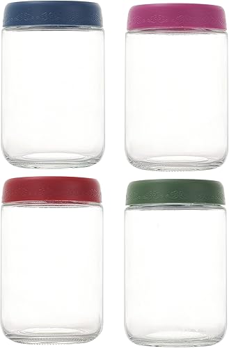 Miniatura 13 de Tarro de aderezo de ensalada de 2 onzas, paquete de 8, hermético, a prueba de fugas, pequeño tarro de salsa de vidrio con tapas, reutilizable para 2