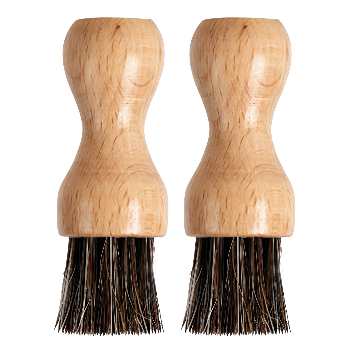 Cepillo de vajilla y Verduras de Madera, 2 piezas, cepillo para setas, para Limpiar Hongos y Verduras, Cepillo Natural, para Limpiar fregaderos de Metal Fundido, baño, para platos, ollas