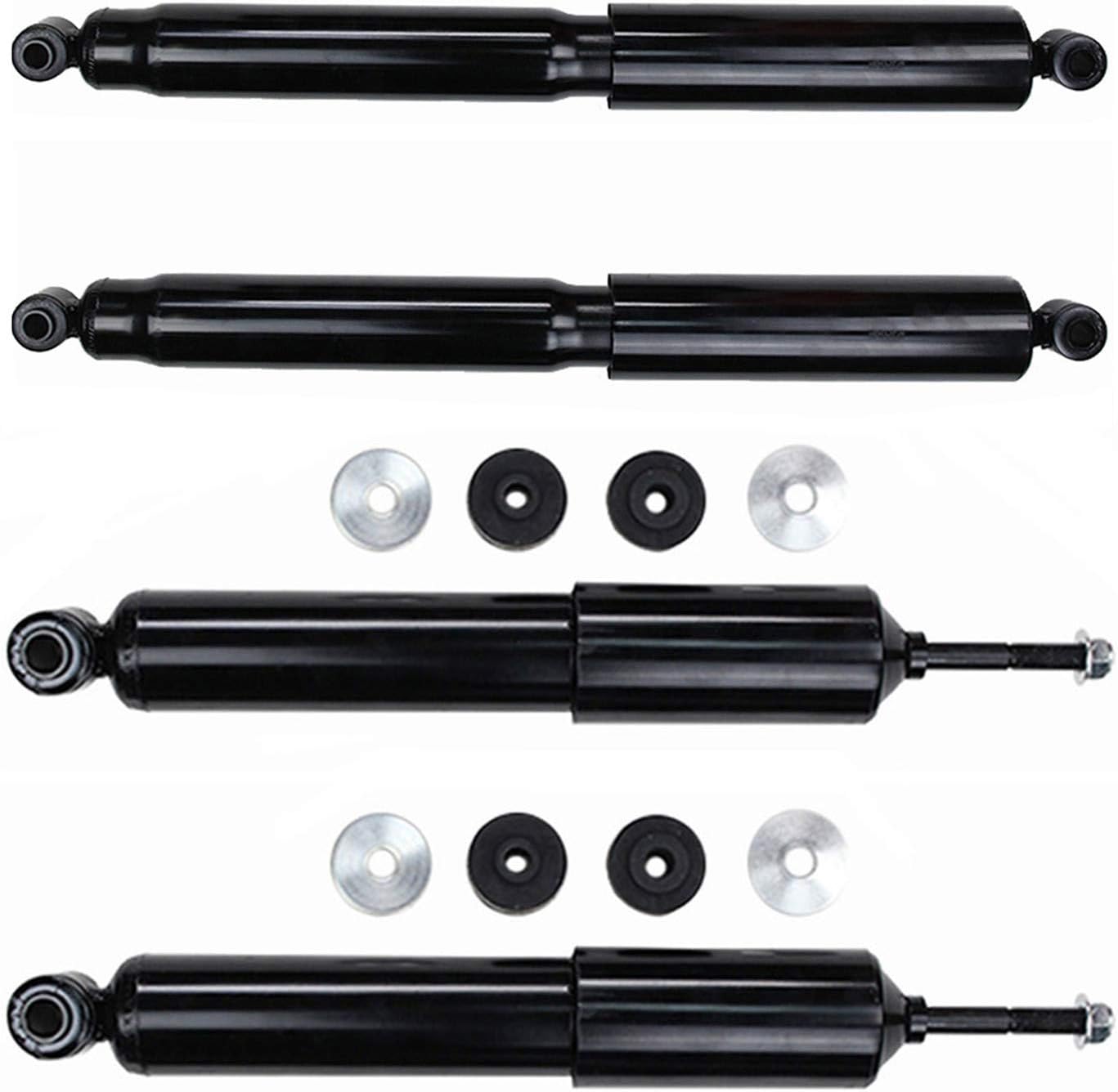 Maxfavor 4pcs Full Set Front and Rear Shocks Struts Assembly for 1994-2001 Dodge Ram 1500 (34776 34776 34777 34777 Replacement)