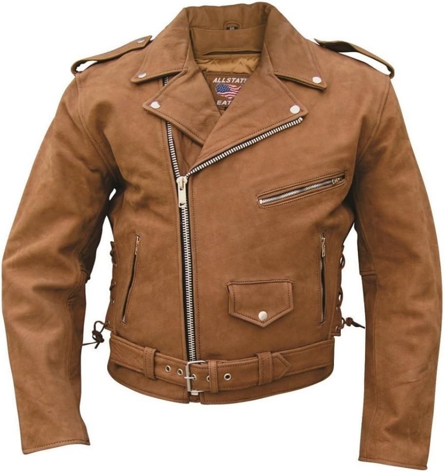 Men's AL2015 Basic M.C. jacket 40 Brown