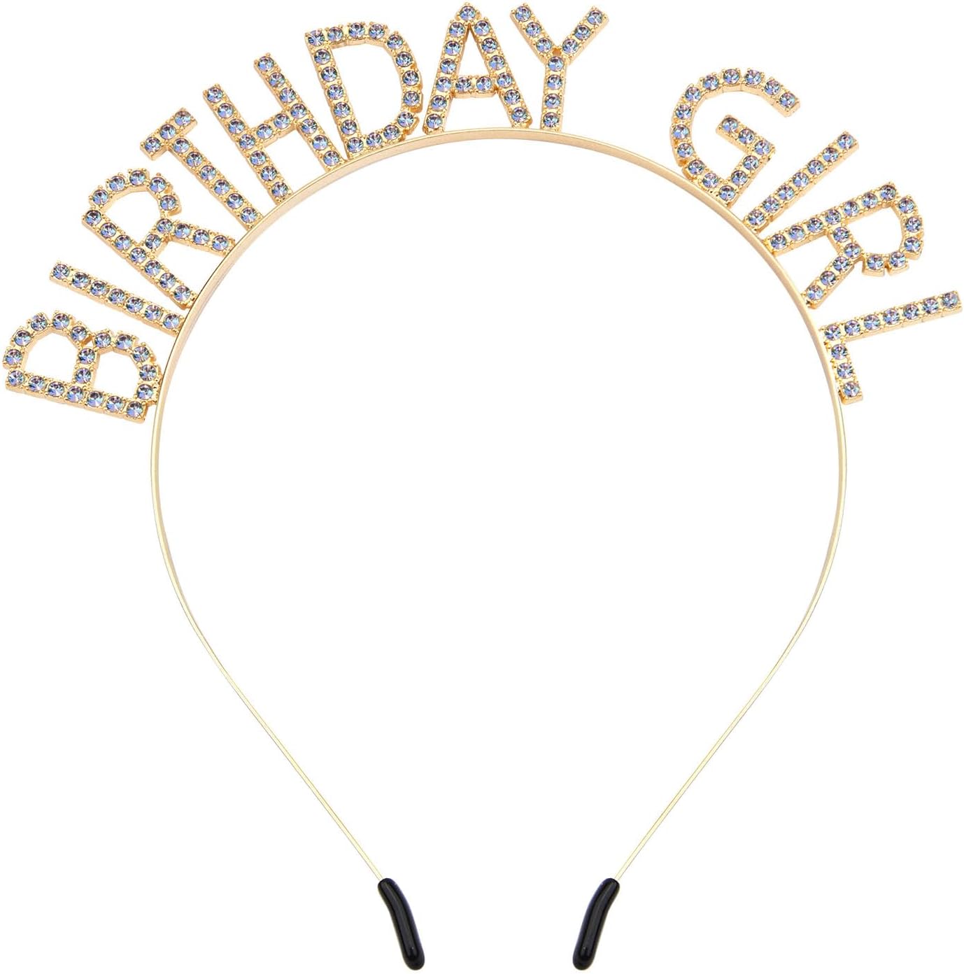 Gold Birthday Tiaras & Crowns - Women's & Girls' Party Accessories - Rhinestone Princess Crowns