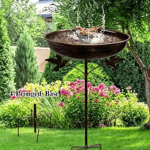 Abreuvoir pour colibris et bain d'oiseaux extérieur de parc