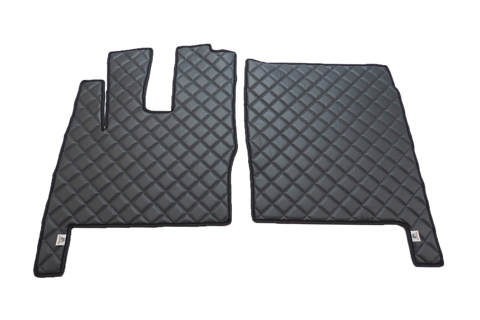 Nero Set Eco Pelle Tappetini per DAF XF 105/106 2006-2022 Automatico Righthd