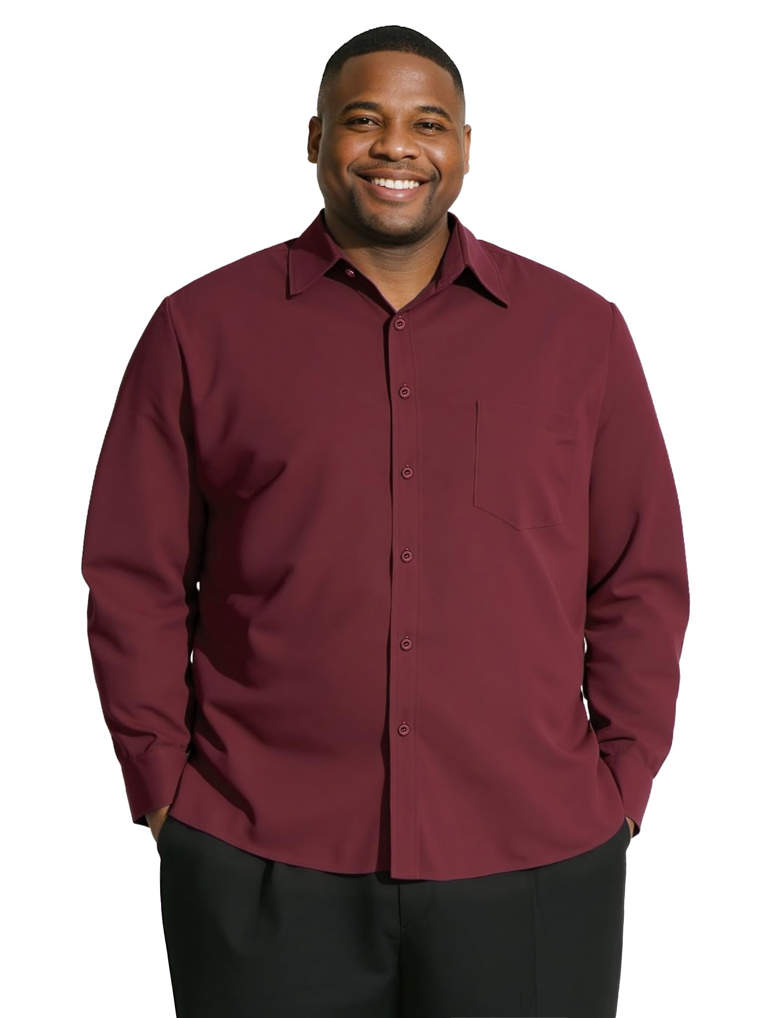 Big and Tall Shirts for Men with Pocket