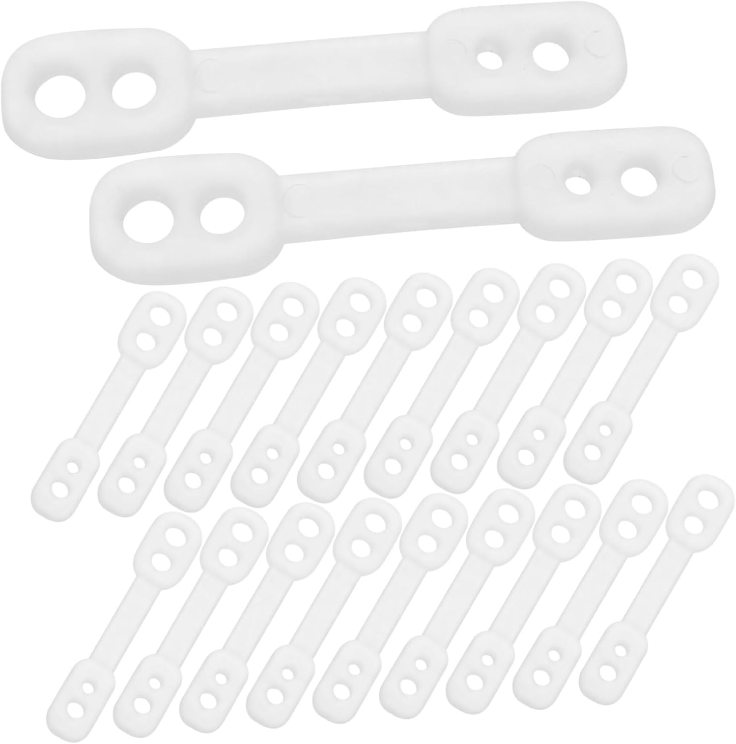 100pcs Silicone Clothes Hanger Buckles for Windproof Secure Grip