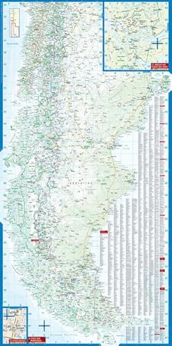 Chile Laminated Map By Borch (English, Spanish, French, Italian And German Edition) #TOP4