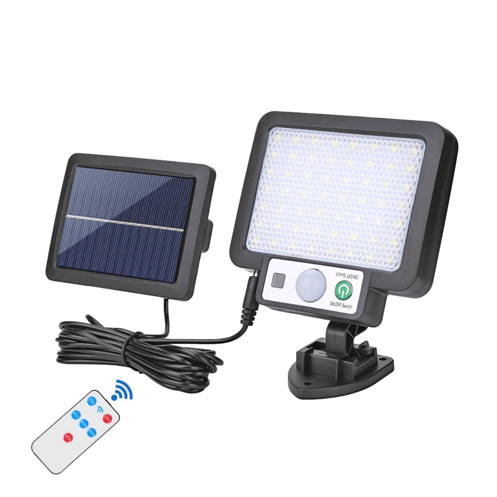 Lámparas de sensor de movimiento impermeables para iluminar accesos oscuros con 56 LED 8