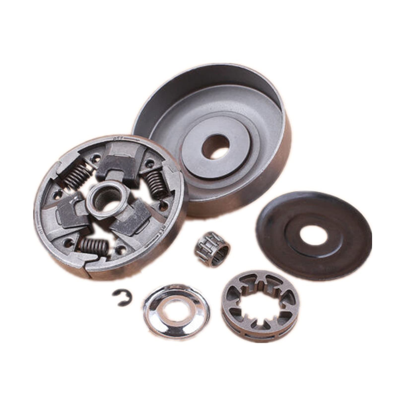 Juego de piñones de llanta de arandela de tambor de embrague compatible con motosierra STIHL 026 MS260 024 MS240 325-7
